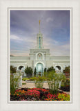 Mount Timpanogos Temple Morning Garden