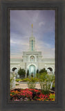 Mount Timpanogos Temple Morning Garden