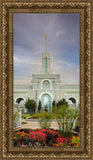 Mount Timpanogos Temple Morning Garden