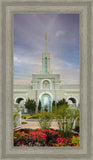 Mount Timpanogos Temple Morning Garden