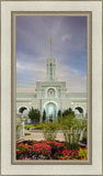 Mount Timpanogos Temple Morning Garden