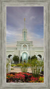 Mount Timpanogos Temple Morning Garden