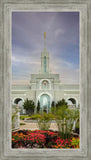 Mount Timpanogos Temple Morning Garden