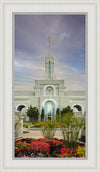 Mount Timpanogos Temple Morning Garden