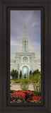 Mount Timpanogos Temple Morning Garden