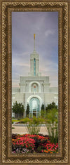 Mount Timpanogos Temple Morning Garden