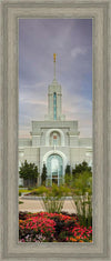 Mount Timpanogos Temple Morning Garden