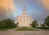 St George Temple Morning Light