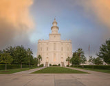 St George Temple Morning Light