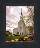 Boston Temple Spring Tulips