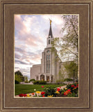 Boston Temple Spring Tulips