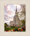 Boston Temple Spring Tulips