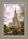 Boston Temple Spring Tulips