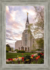 Boston Temple Spring Tulips