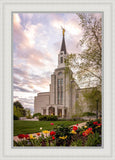 Boston Temple Spring Tulips