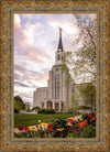 Boston Temple Spring Tulips