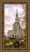 Boston Temple Spring Tulips