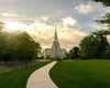 Boston Temple Summer Glow