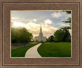 Boston Temple Summer Glow