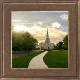 Boston Temple Summer Glow