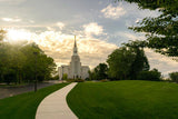 Boston Temple Summer Glow