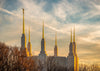 Golden Hour Washington DC Temple