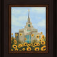 Kyiv Temple with Sunflowers