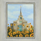 Kyiv Temple with Sunflowers