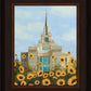 Kyiv Temple with Sunflowers