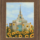 Kyiv Temple with Sunflowers