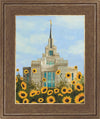 Kyiv Temple with Sunflowers