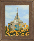 Kyiv Temple with Sunflowers