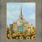 Kyiv Temple with Sunflowers