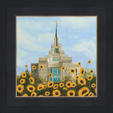 Kyiv Temple with Sunflowers