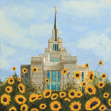 Kyiv Temple with Sunflowers