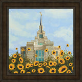 Kyiv Temple with Sunflowers