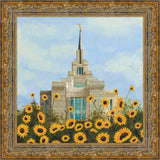 Kyiv Temple with Sunflowers