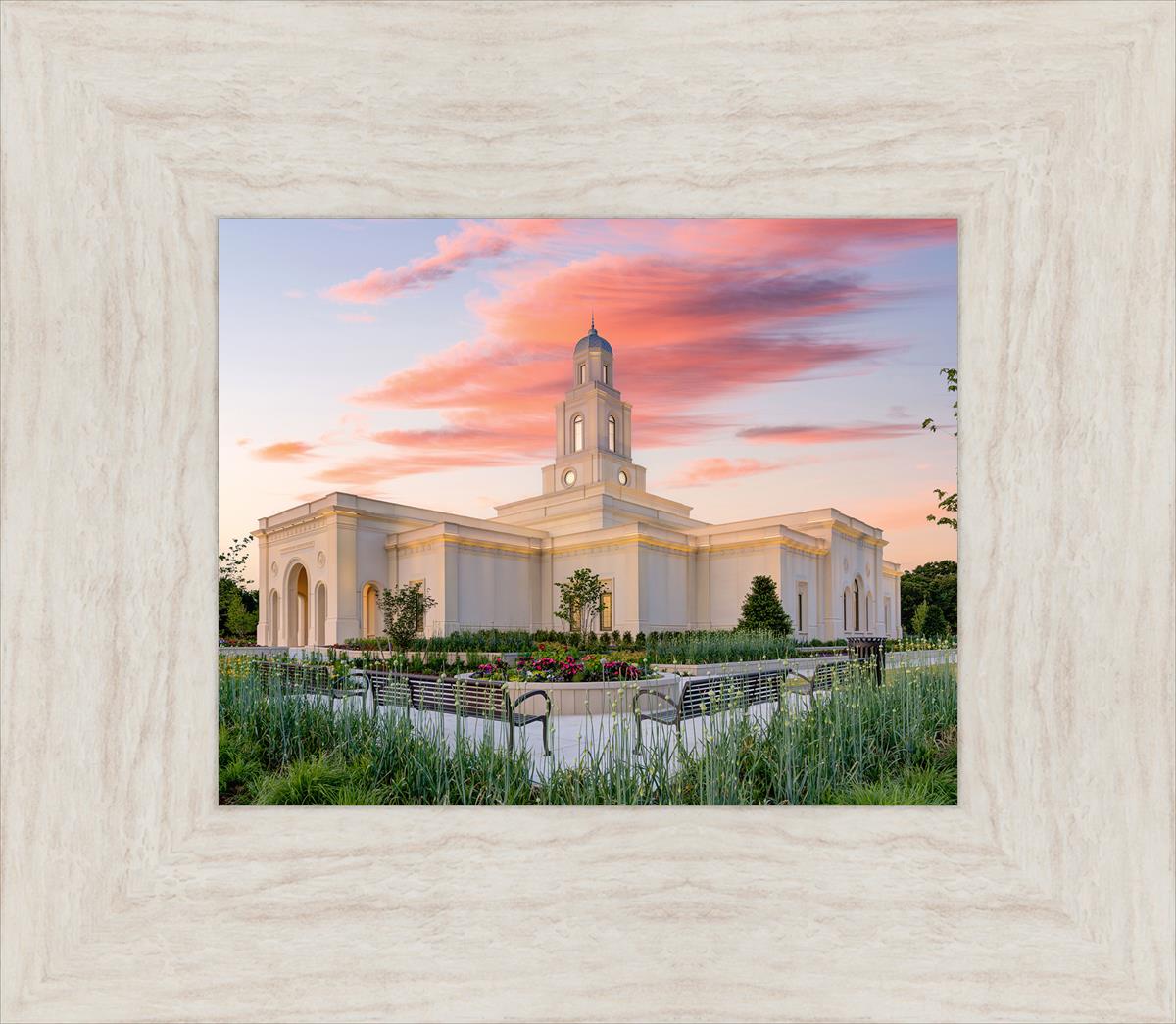 Bentonville Arkansas at Sunrise