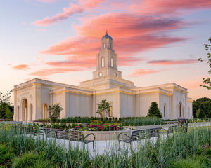 Bentonville Arkansas at Sunrise