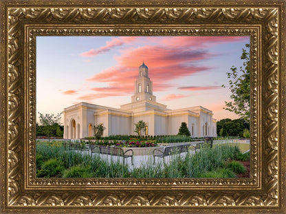 Bentonville Arkansas at Sunrise