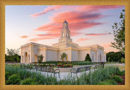 Bentonville Arkansas at Sunrise