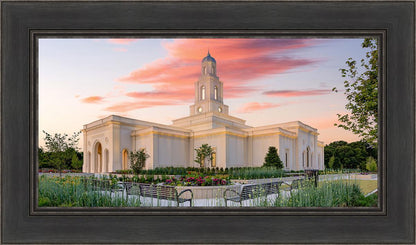 Bentonville Arkansas at Sunrise