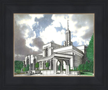 Mt. Timpanogos Temple - Entry View
