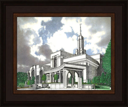 Mt. Timpanogos Temple - Entry View