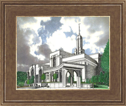 Mt. Timpanogos Temple - Entry View