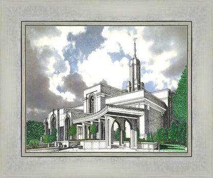 Mt. Timpanogos Temple - Entry View