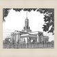 Mt. Timpanogos Temple - South View
