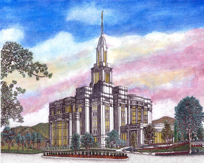 Payson Utah Temple - Color