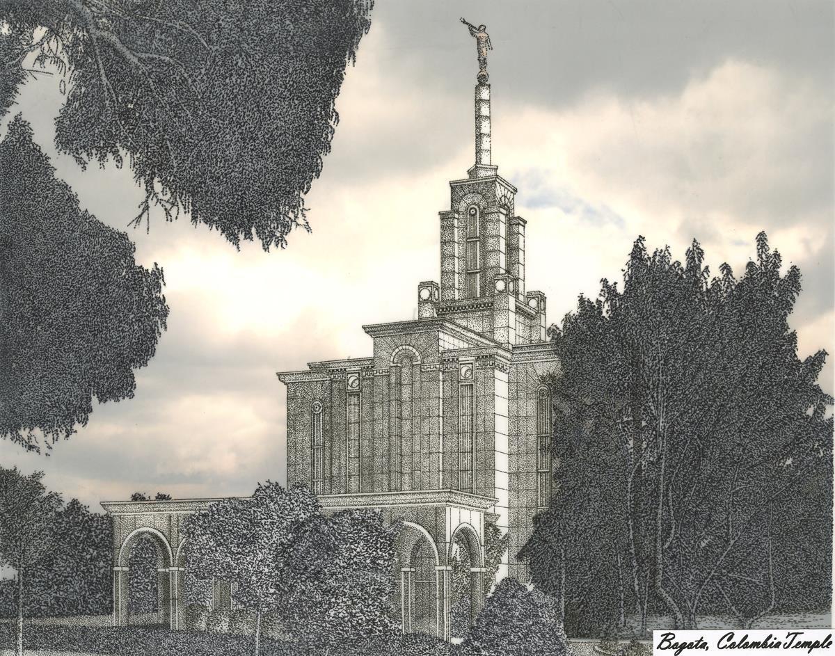 Bogota Colombia Temple Pictures & Art