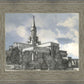 Bountiful Utah Temple - Grey Sky